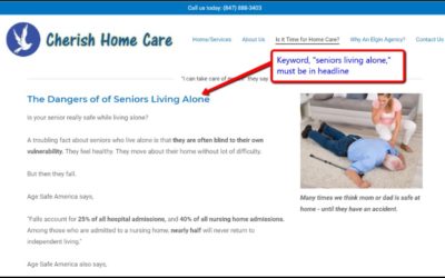 A  lickety-split website builder for your small home care agency